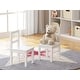 preview thumbnail 4 of 3, UTEX Child's Wooden Chair Pair for Play or Activity Lego Table, Set of 2 White