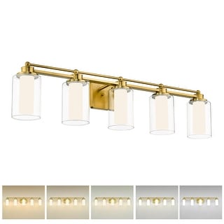 5 Light Vanity Light, Bathroom Light, 30W 5CCT - 5-Light