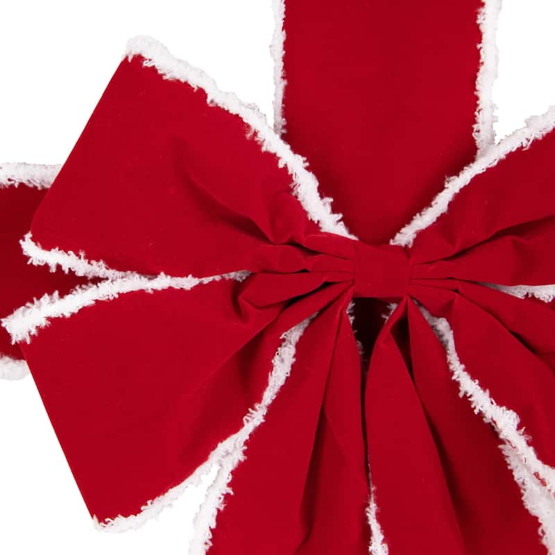 14' Velvet Christmas Door Bow - 168"