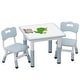 preview thumbnail 6 of 8, Height Adjustable Kids Table and 2 Chairs Set - N/A Grey