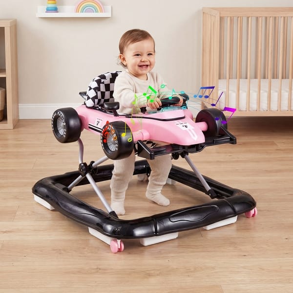 slide 2 of 40, Gymax 4-in-1 Baby Push Walker Activity Center w/3-Level Adjustable