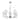 Troy Lighting Massi 5 Light Chandelier Forged Iron