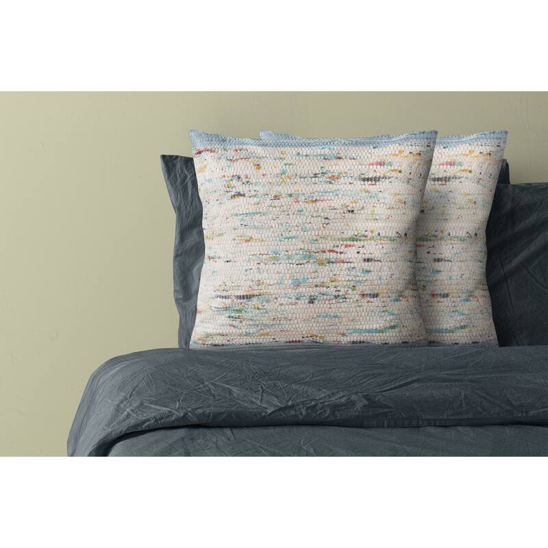 Sevita Abstract Cotton Throw Pillow, Set of 2