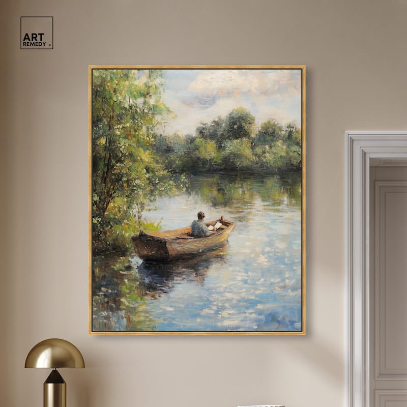 Lost in Thought Canvas by Art Remedy