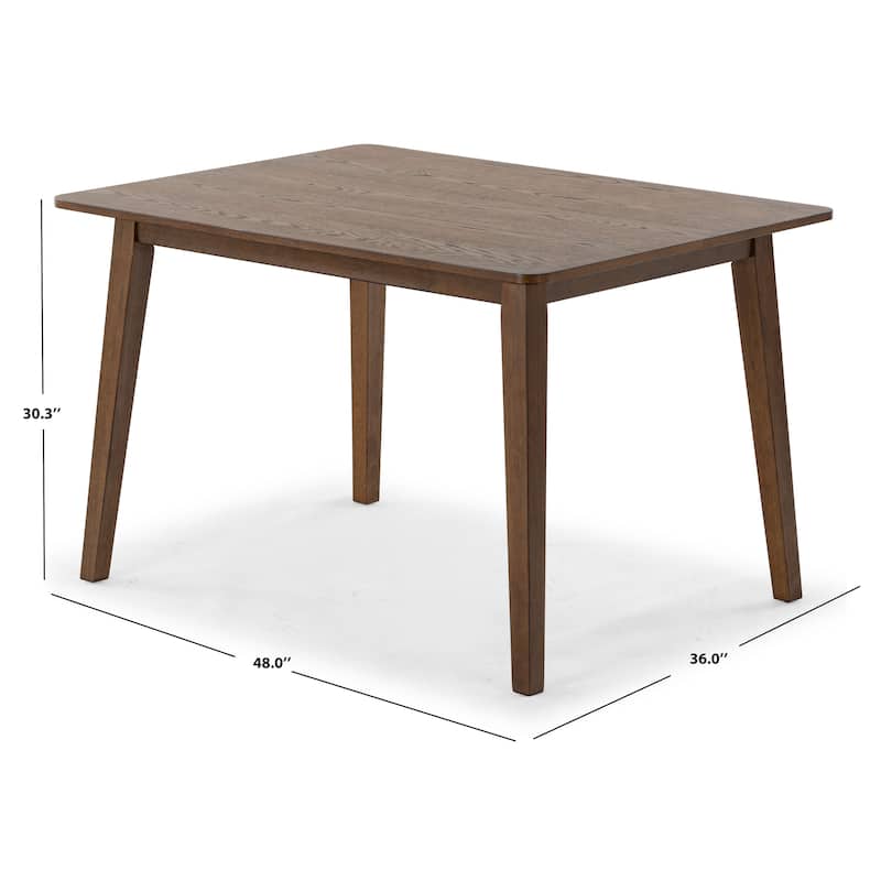 SAFAVIEH COUTURE Bellalexa 48-Inch Wood Dining Table - 48"W x 36"D x 30"H