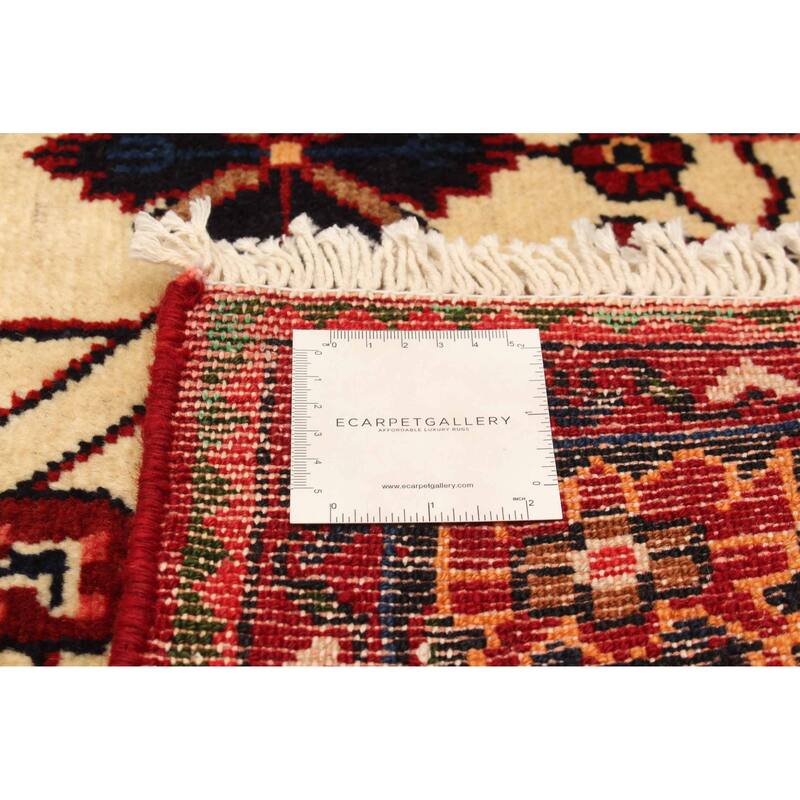ECARPETGALLERY Hand-knotted Anatolian Vintage Cream Wool Rug - 5'4 x 7'10