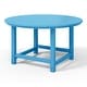 preview thumbnail 18 of 180, Polytrends Laguna Kids Outdoor 38" Round Poly Dining Table for Children