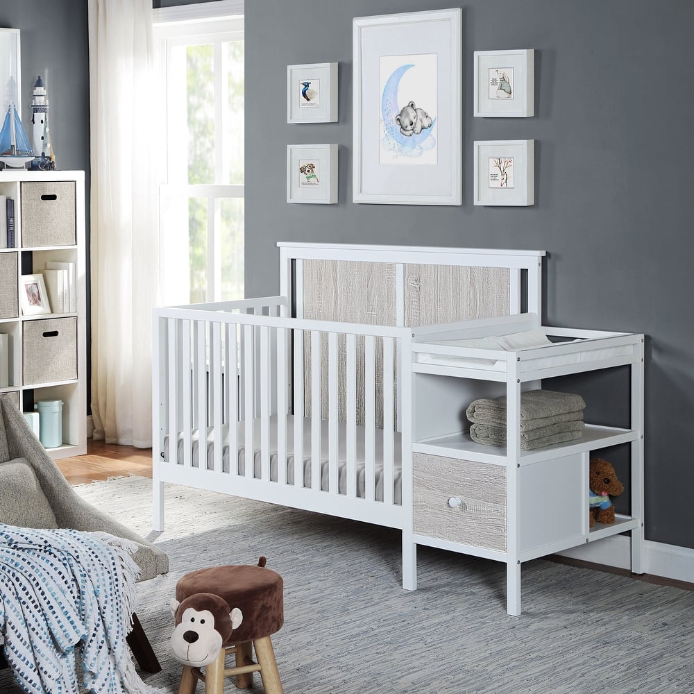 Suite Bebe Connelly 4-in-1 Crib and Changer Combo