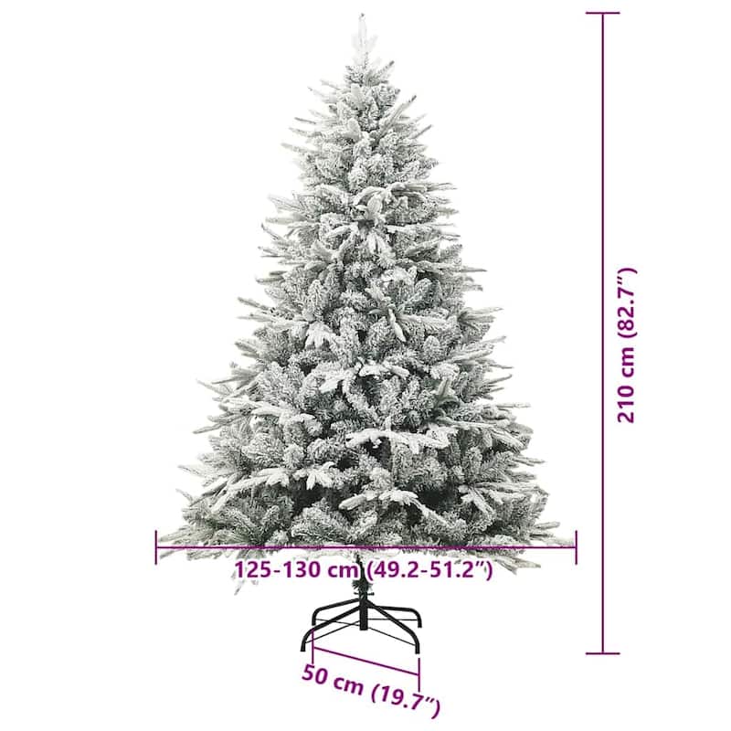 vidaXL ArtificialChristmasTree with Stand Green 114 x 114 x 210 cm PVC - 82.7