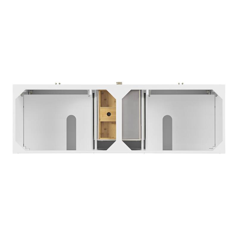 James Martin Vanities 485-V72 Myrrin 72" Double Basin Wood Vanity