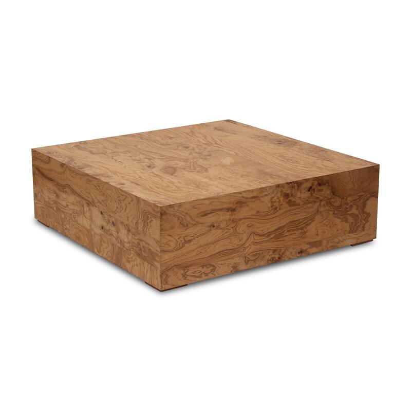 Aurelle Home Natalia Modern Solid Coffee Table