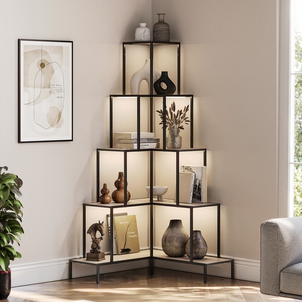 Corner light shelf on sale