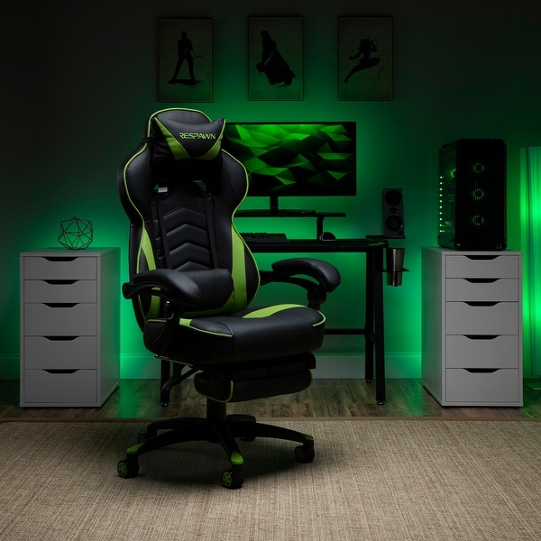 green gaming chair