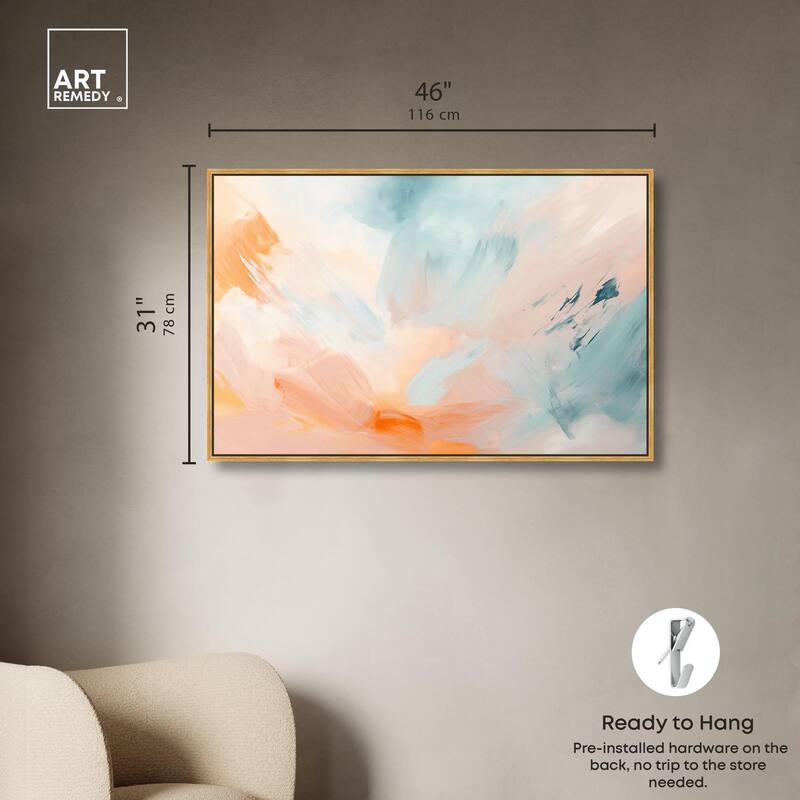 Sunrise Palette I Canvas by Art Remedy