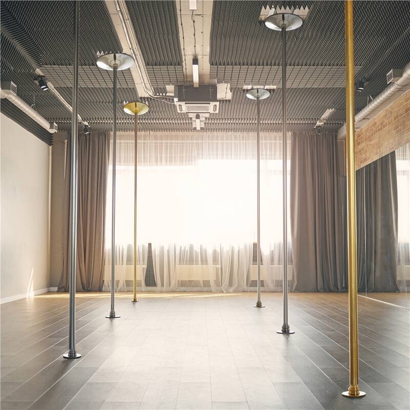 Yaheetech Dance Pole Spinning Static Dancing Pole Portable