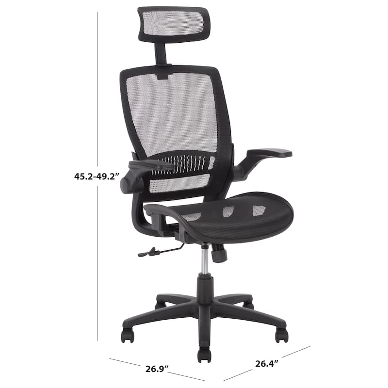 SEI Furniture Abby Adjustable Desk Chair - 26"W x 27"D x 49"H