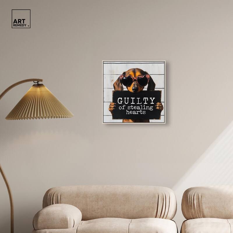 Guilty of Stealing Hearts Canvas by Art Remedy