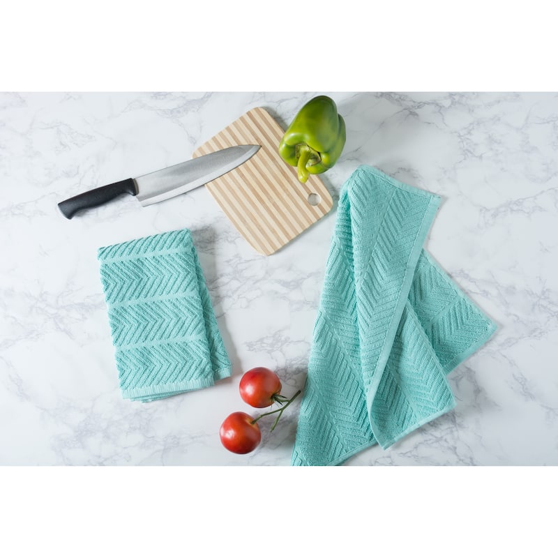 DII Luxury Chevron Bar Mops (Set of 4)