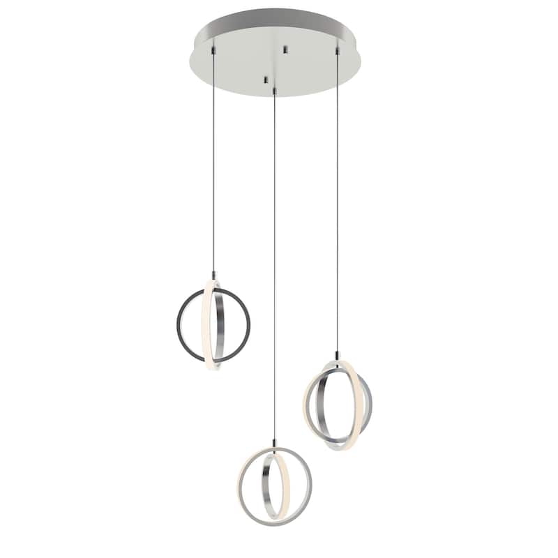 AFX LCKP09L30D1RND3 Lock 23" Wide LED Multi Light Pendant