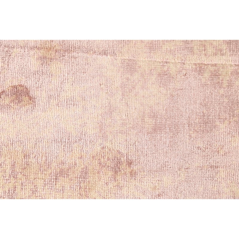 Modern Abstract Indian Area Rug Handmade Wool Carpet - 6'8"x 9'10"