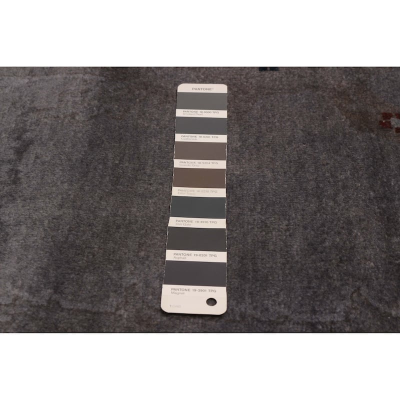 ECARPETGALLERY Hand-knotted Vibrance Grey Wool Rug - 8'10 x 11'10