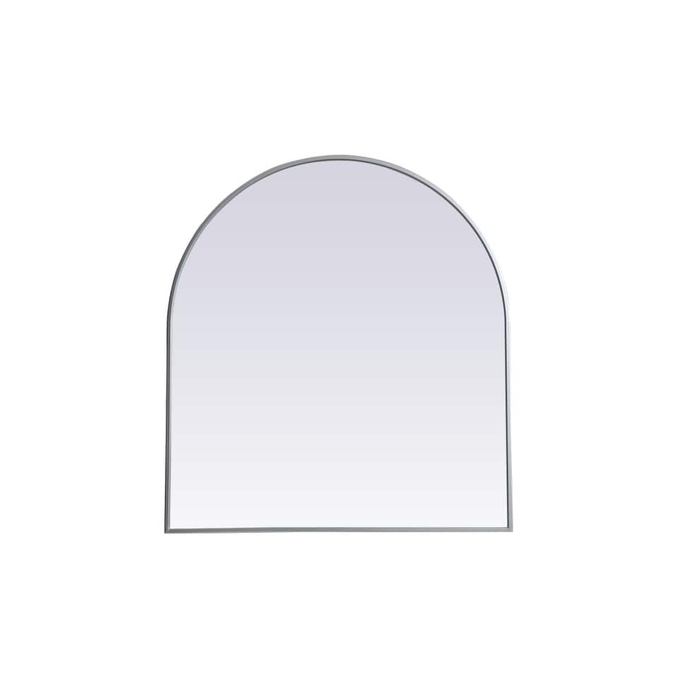 Indigo Home Metal Frame Arch Mirror 33x36 Inch