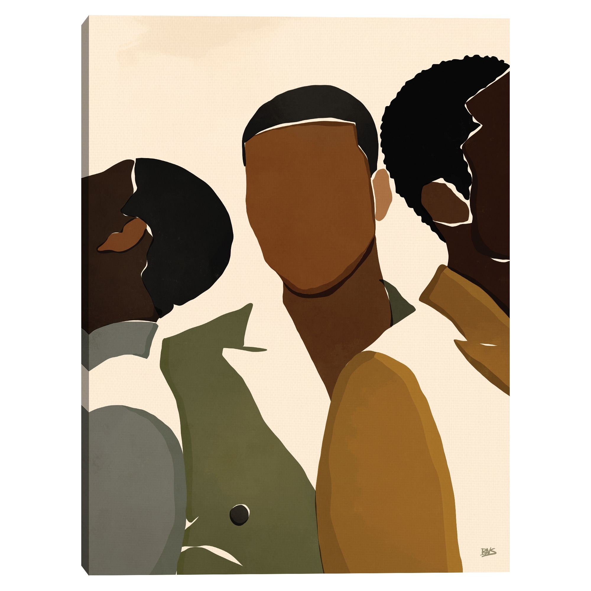 Brothers Canvas Art Print