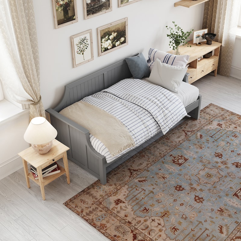 Cambridge Twin Wood Daybed - Grey