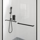 preview thumbnail 10 of 10, Eviva Orbit Sliding Frameless Shower Door with Tempered Glass