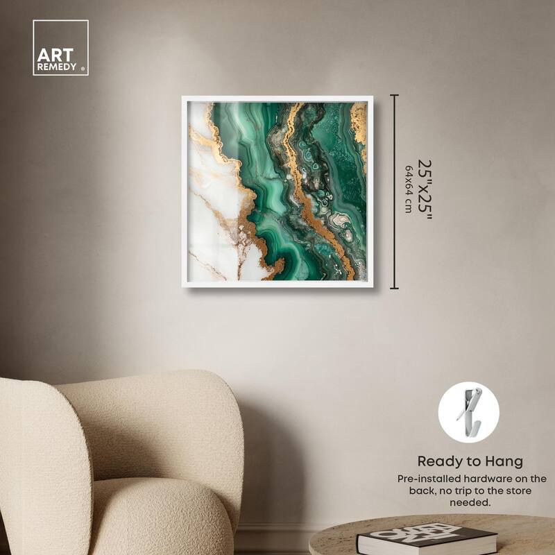 Malachite Majesty Shadowbox by Art Remedy