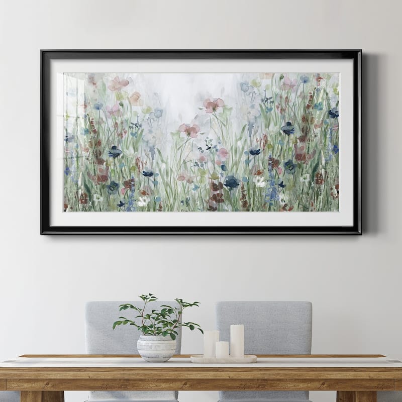 Wildflower Fields- Premium Gallery Framed Print - Ready to Hang