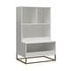 preview thumbnail 1 of 9, Little Seeds Charlie Kids Multi-Use Toy Storage Organizer & Bookcase White