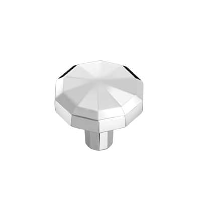 Utopia Alley Hanover Cabinet Ring Pull Knob - Polished Chrome Cabinet Drop Pull Knobs 1.2" - 25 pack