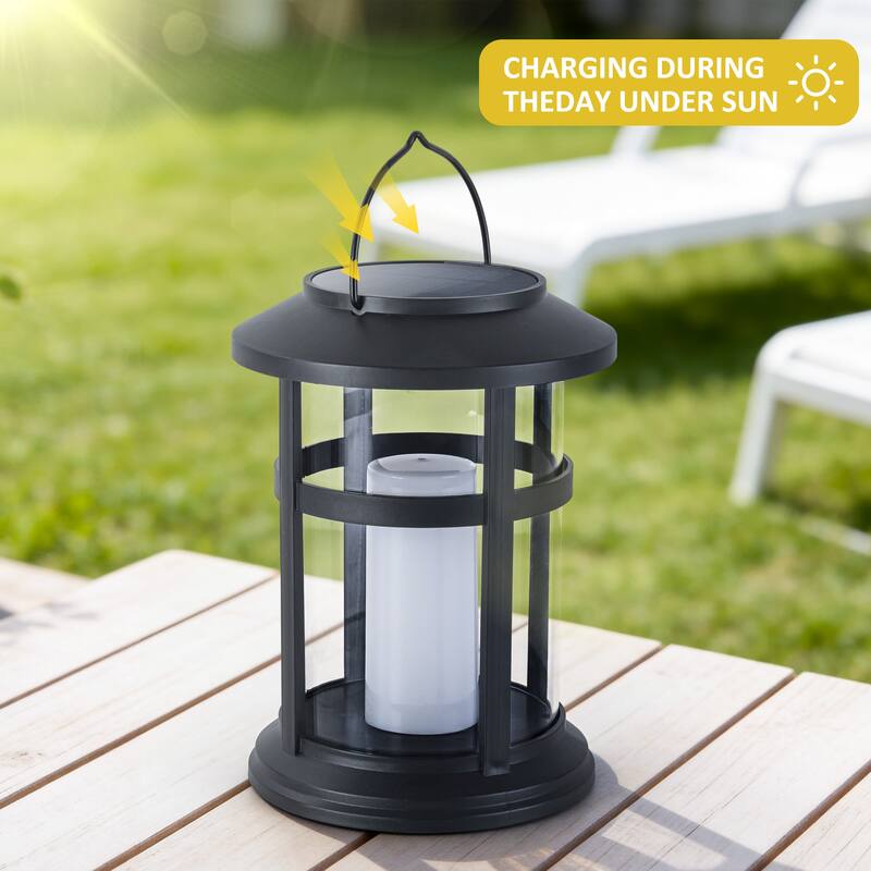 C Cattleya 4 Pack Outdoor Solar Lantern