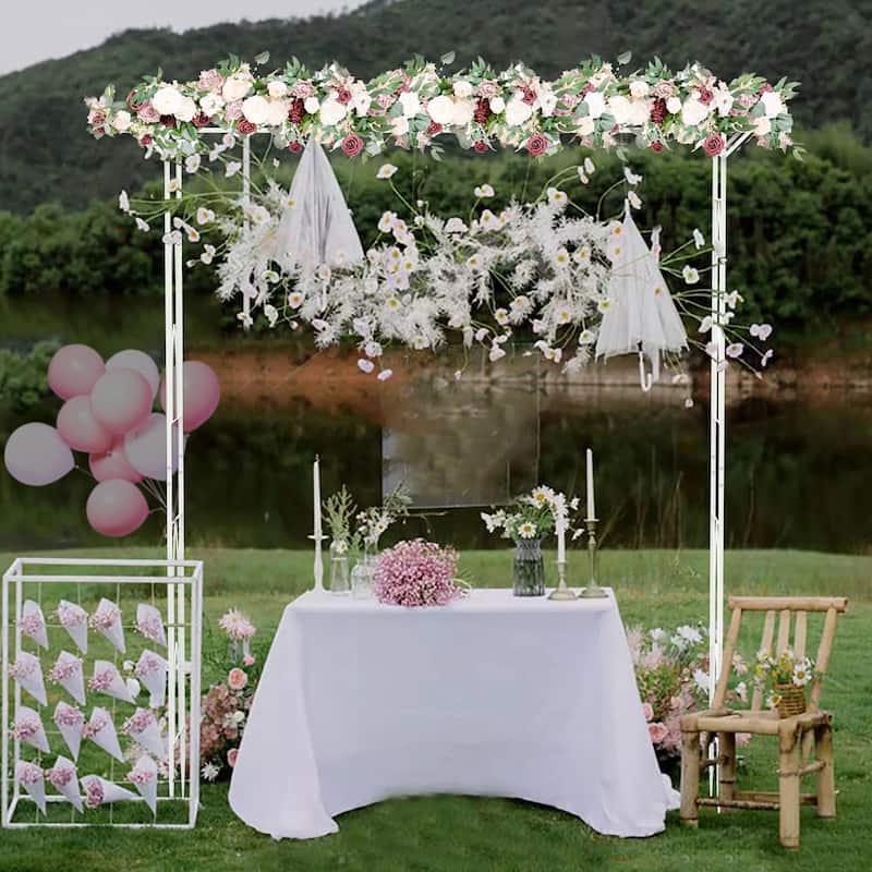 Metal Garden Arch Wedding Arch Stand Plant Climbing Arbor