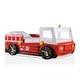 preview thumbnail 10 of 8, Rozo Contemporary Red Speedy Fire Engine Platform Kid Bed by Furniture of America