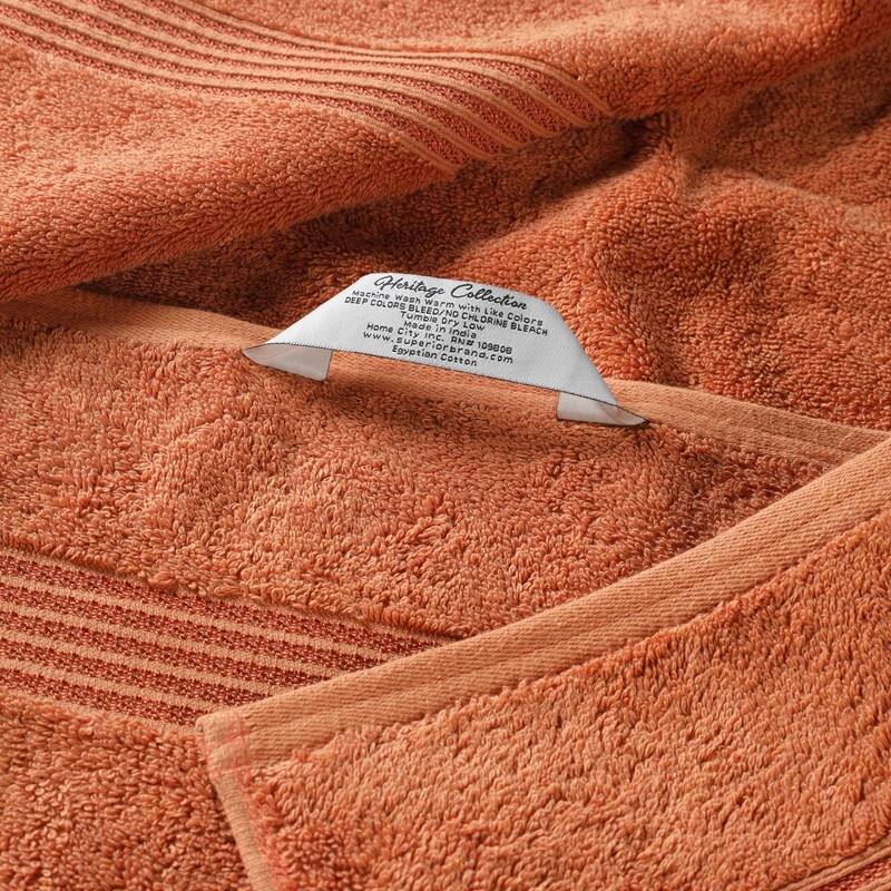 Superior Heritage Egyptian Cotton Absorbent 6-Piece Towel Set