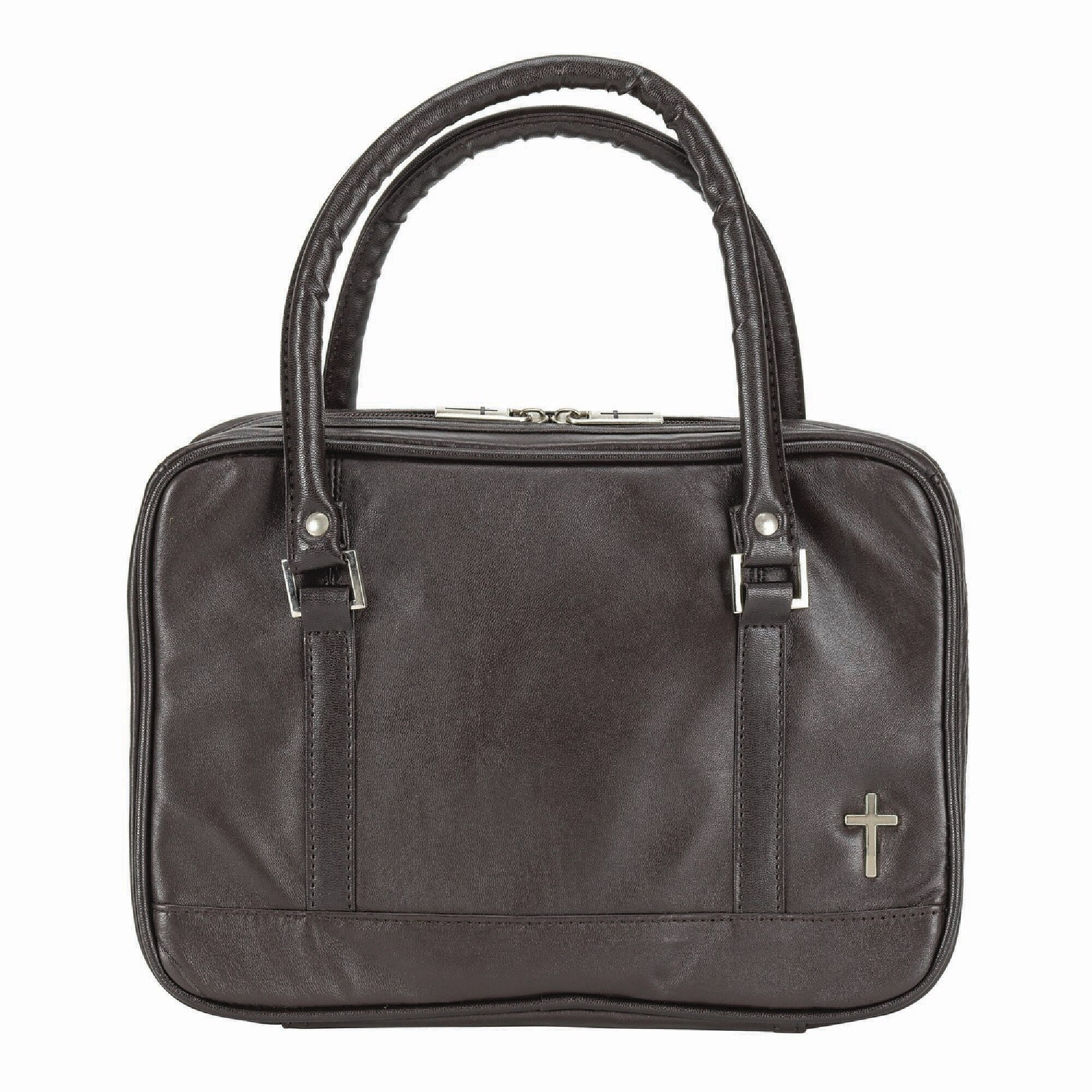 Shop 8 5 Brown Purse Style Religious Bible Cover N A Free