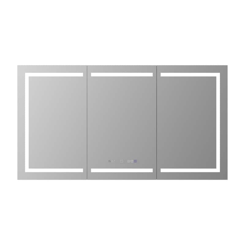 Modland 48"-72"W x 36"H Lighted Bathroom Medicine Cabinet with Backlit & Frontlit Modes,Anti-Fog