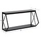 preview thumbnail 9 of 11, Kate and Laurel Brost Wood and Metal Wall Shelf - 22x8x10.25