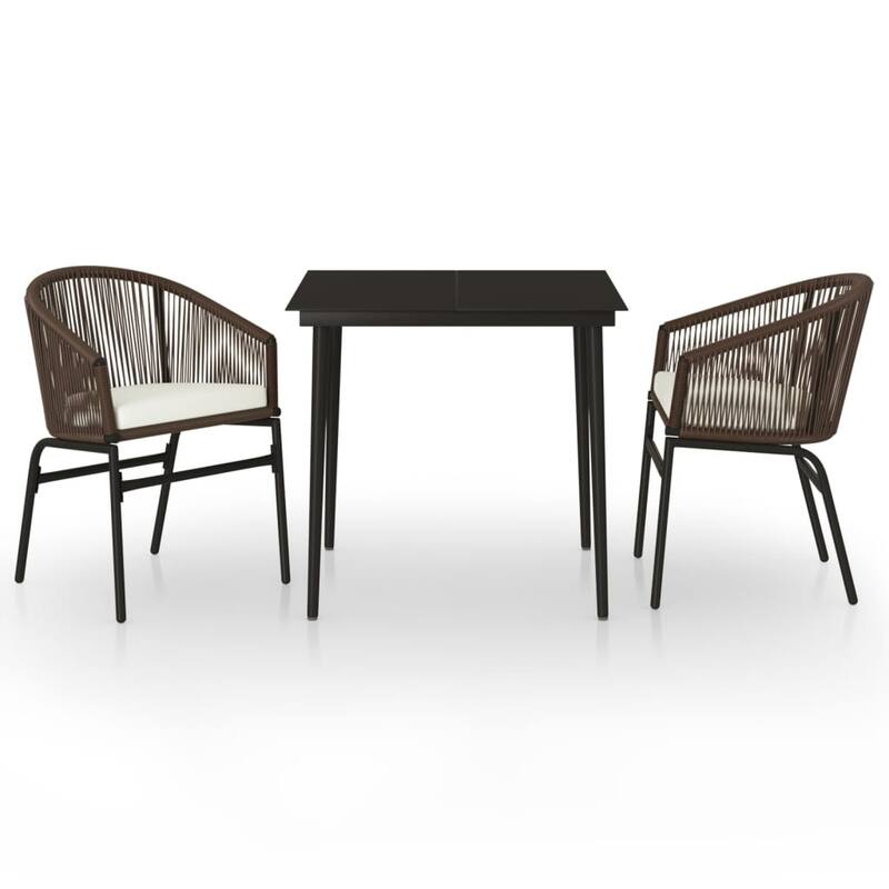 vidaXL Patio Dining Set Outdoor Garden Seat 3/5/7/9 Piece Multi Colors/Sizes