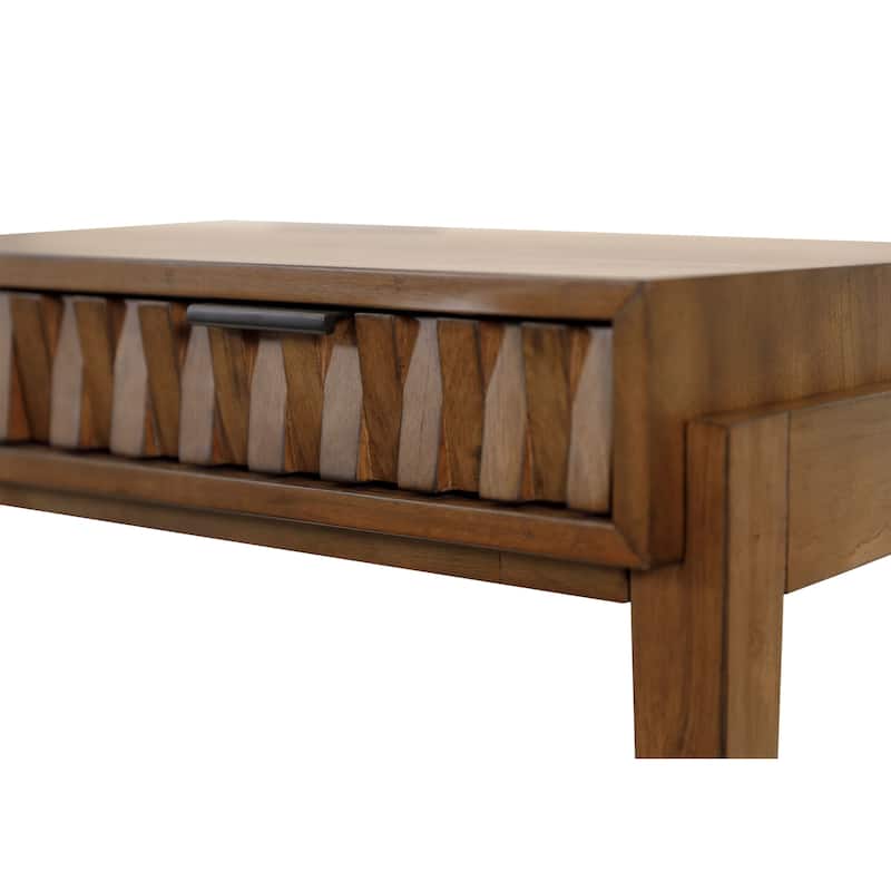Mid-century Modern Writing Desk, Office Desk, Brown