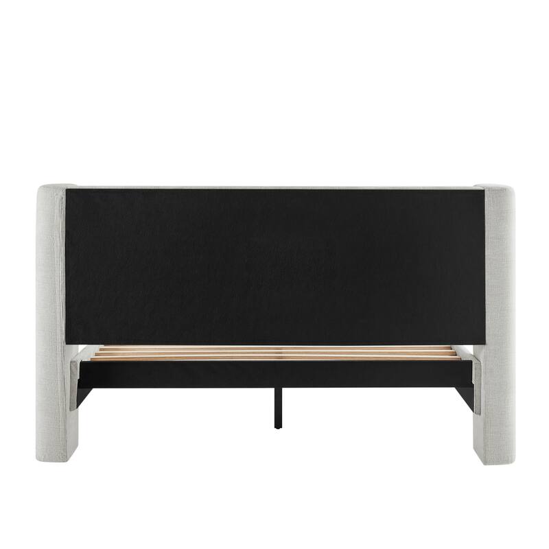 Stanford Upholstered Wingback Bed