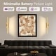 preview thumbnail 20 of 22, Modern Wireless LED Vanity Light 3CCT Dimmable, Remote Control, Rechargeable, Easy Magnetic Installation