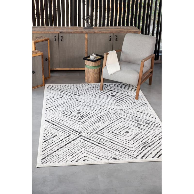 Cairo Collection Transitional Abstract Area Rug