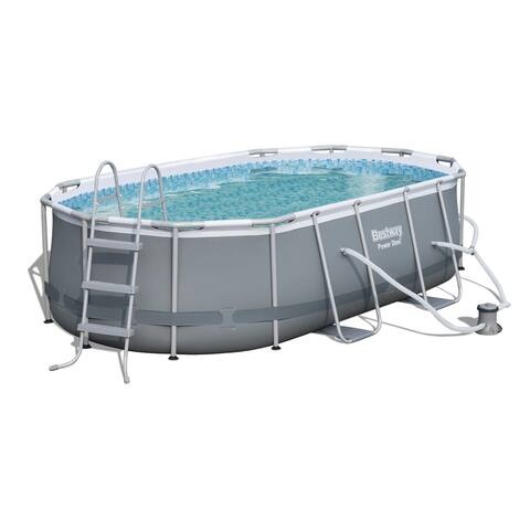 Bestway Power Steel 14' x 8'2" x 39.5" Above Ground Pool Set