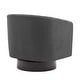 preview thumbnail 92 of 186, Modern Upholstered Barrel Chair Swivel Accent Chair for Living Room