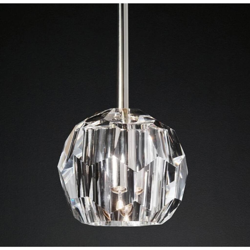 Medieval Pendant Light - Single Nickel Finish Chandelier - Lighting for Dining Room, Kitchen, Bar - 4.33