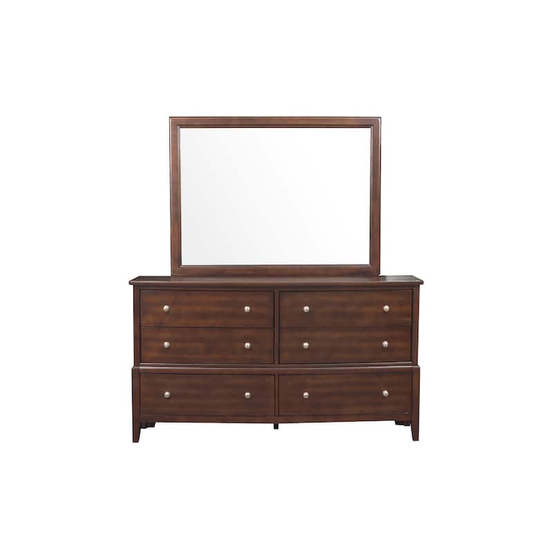 Bedroom Furniture Dark Cherry Finish Wooden Furniture