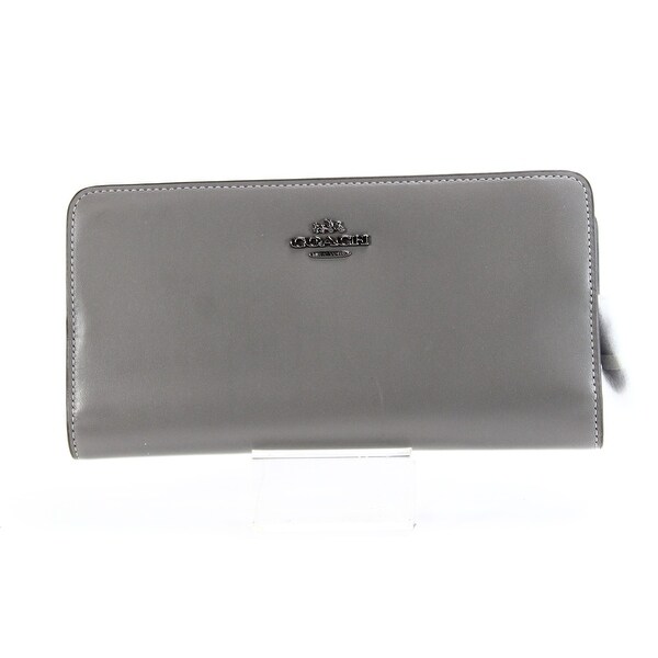 coach wallet gray